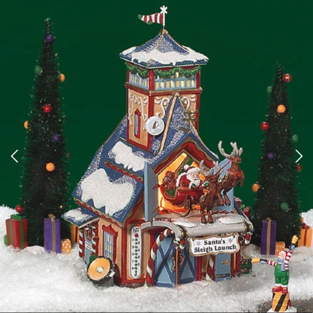 🎄Department 56 Santa’s Sleigh Launch🎄